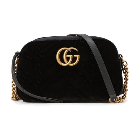 gucci velvet camera bag